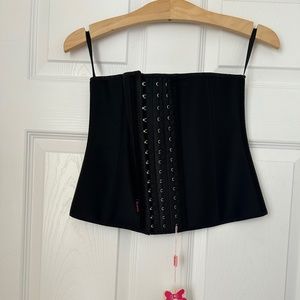 Corset with hook and eye closures - new with tags